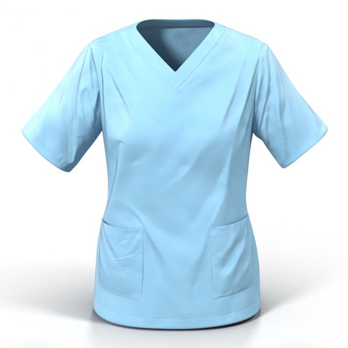 3D Female Surgeon Dress 14 model