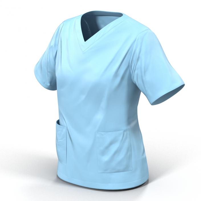 3D Female Surgeon Dress 14 model