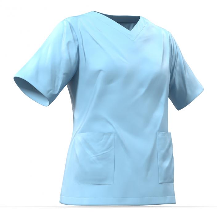 3D Female Surgeon Dress 14 model