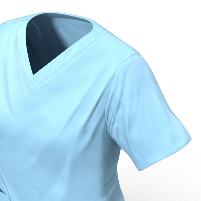 3D Female Surgeon Dress 14 model