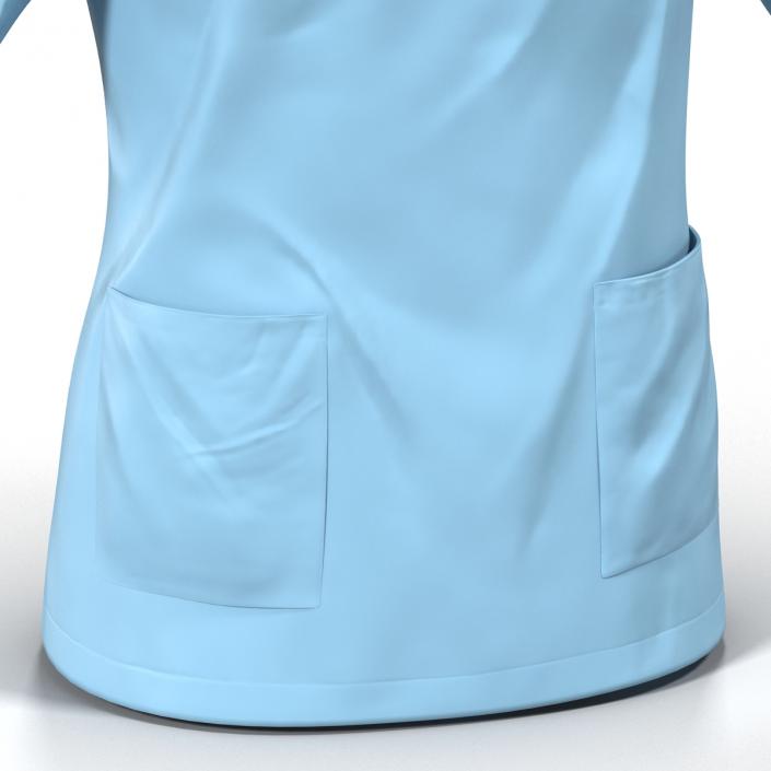 3D Female Surgeon Dress 14 model