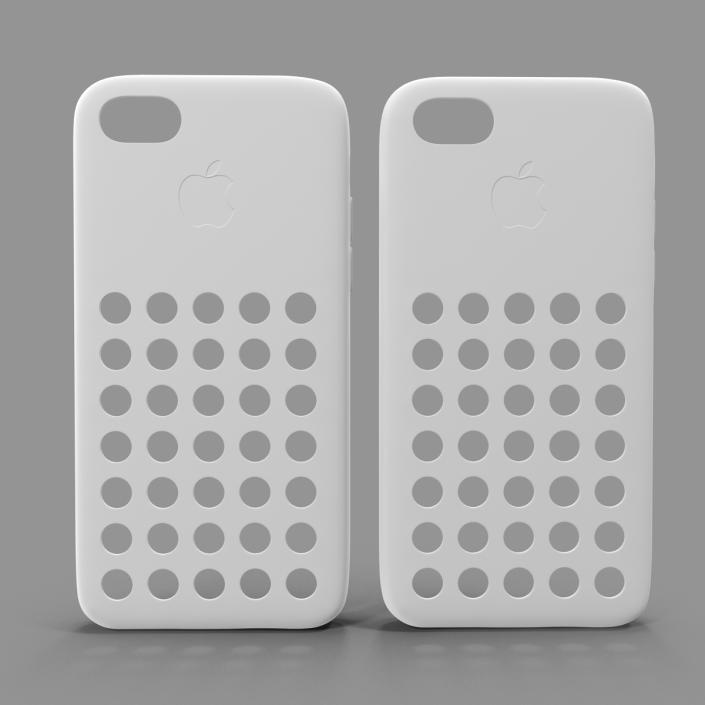 3D model iPhone 5c Case White