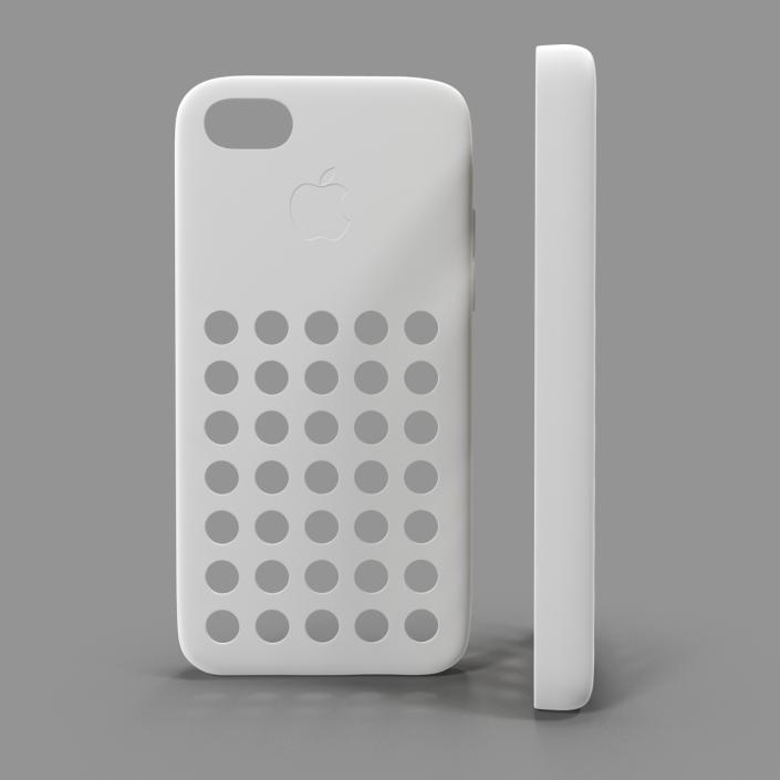 3D model iPhone 5c Case White