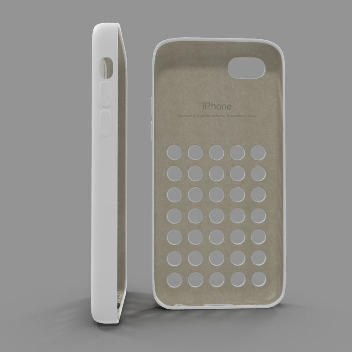 3D model iPhone 5c Case White