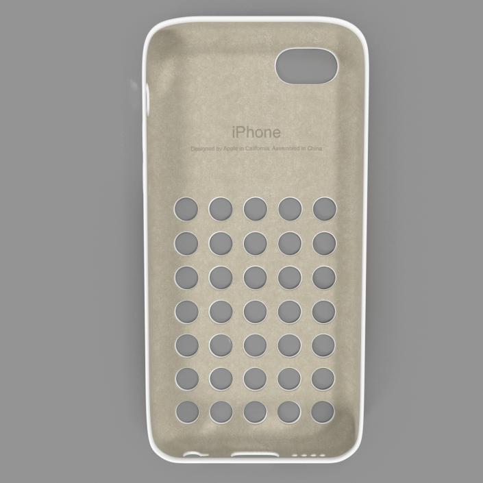 3D model iPhone 5c Case White