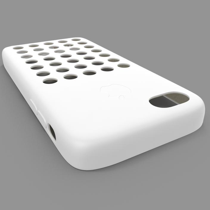 3D model iPhone 5c Case White