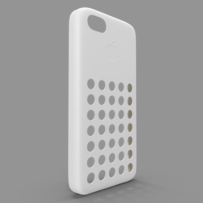 3D model iPhone 5c Case White