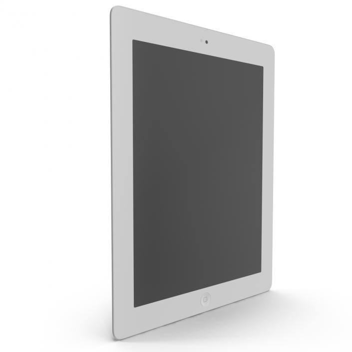 iPad Retina White 3D