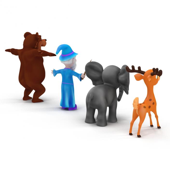 Cartoon Characters Collection 3D model