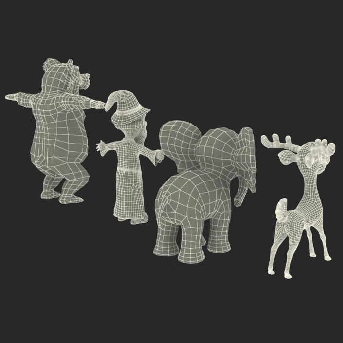 Cartoon Characters Collection 3D model