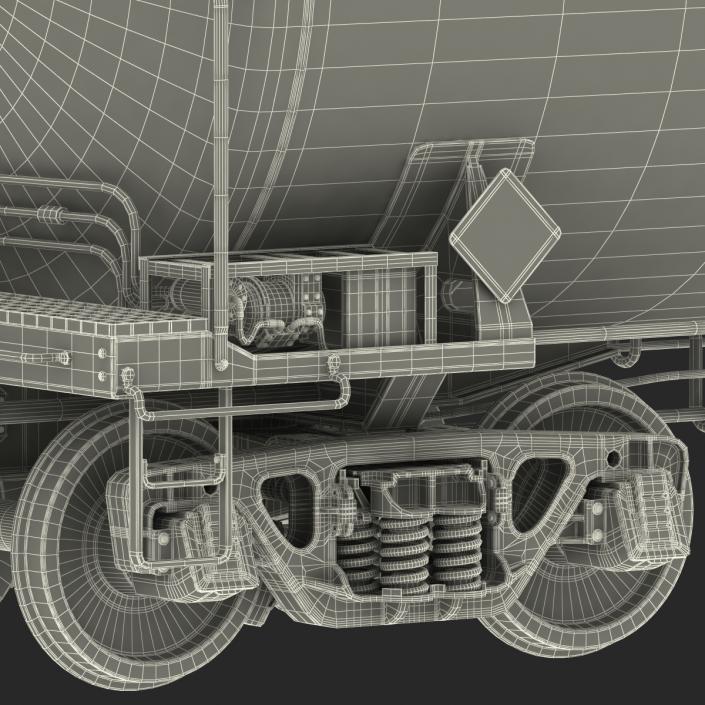 Railroad Tank Car 3D