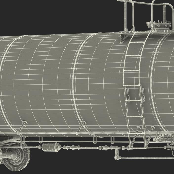 Railroad Tank Car 3D