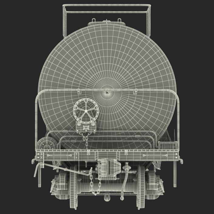 Railroad Tank Car 2 3D model