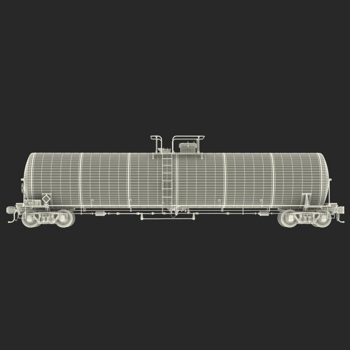 Railroad Tank Car 2 3D model