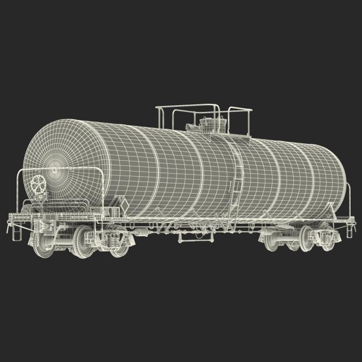 Railroad Tank Car 2 3D model