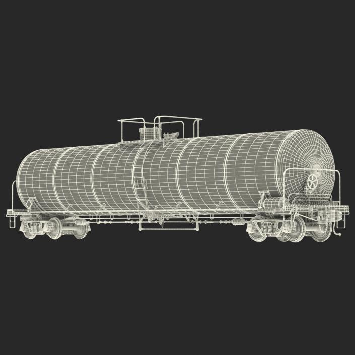 Railroad Tank Car 2 3D model