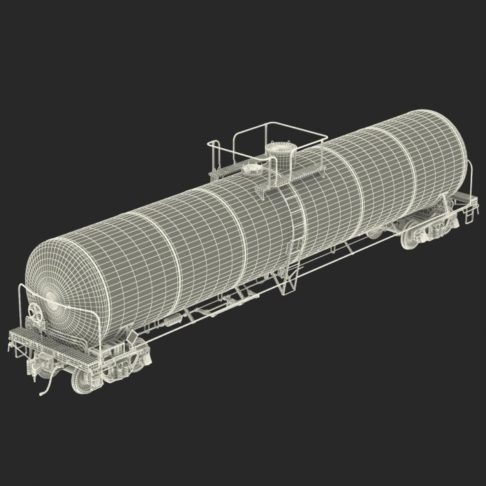 Railroad Tank Car 2 3D model