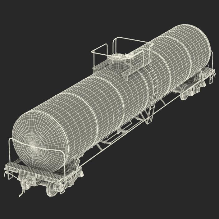 Railroad Tank Car 2 3D model