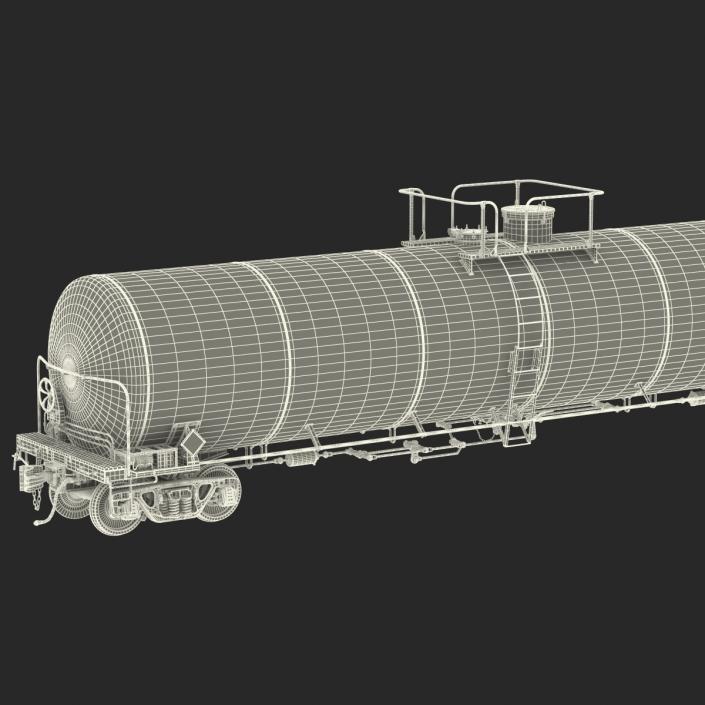 Railroad Tank Car 2 3D model