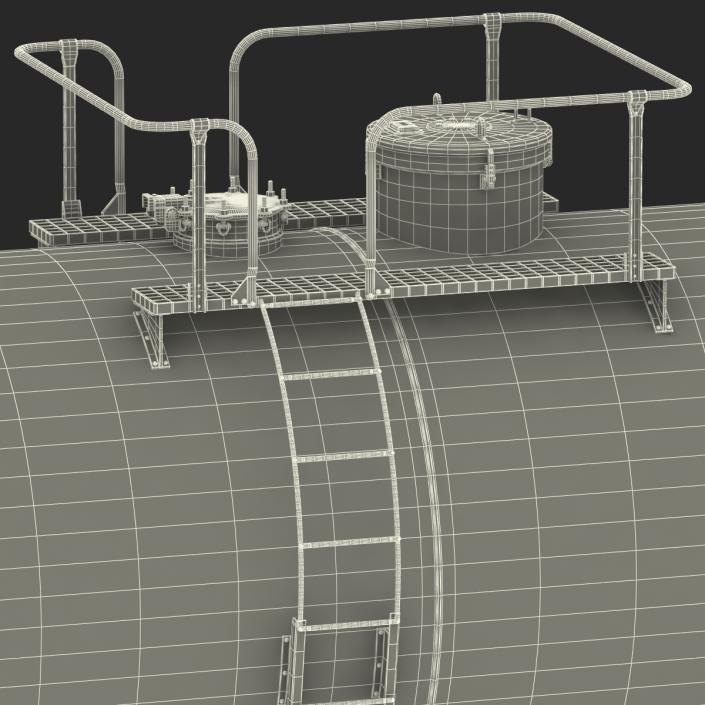 Railroad Tank Car 2 3D model