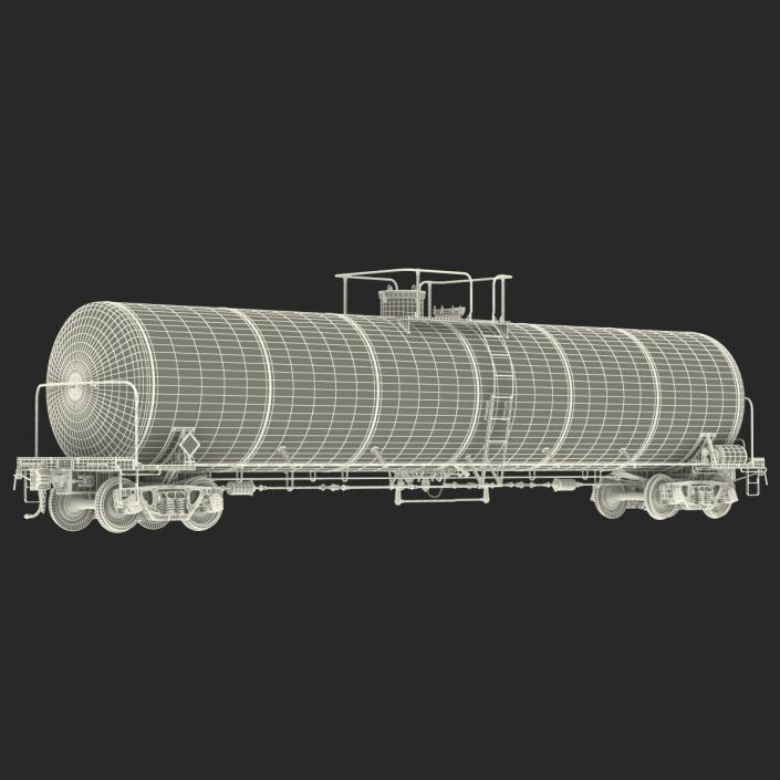 Railroad Tank Car 3 3D model