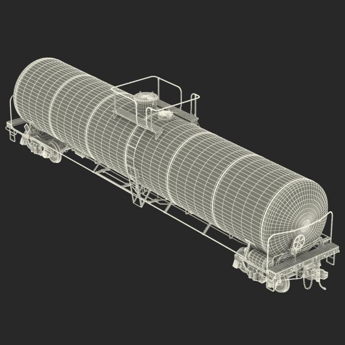 Railroad Tank Car 3 3D model