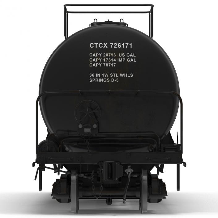 Railroad Tank Car 3D