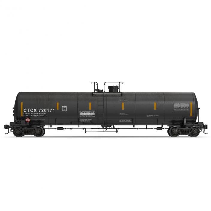 Railroad Tank Car 3D