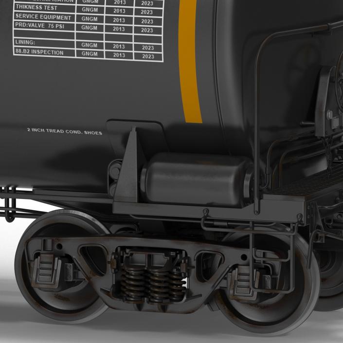 Railroad Tank Car 3D