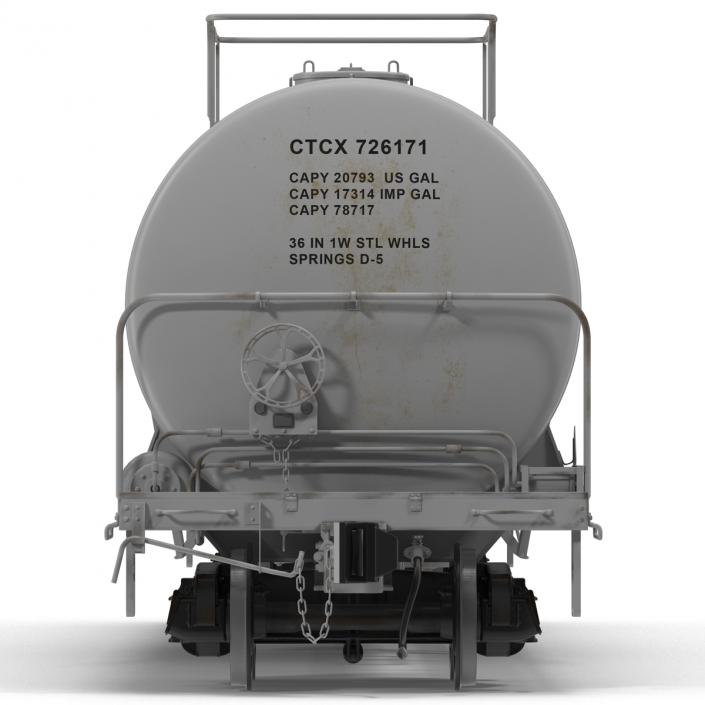 Railroad Tank Car 2 3D model