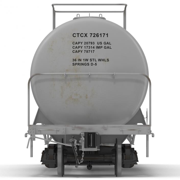 Railroad Tank Car 2 3D model