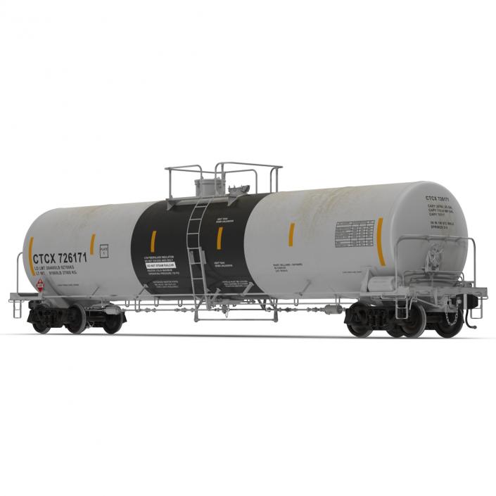 Railroad Tank Car 2 3D model