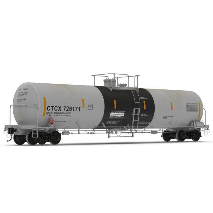 Railroad Tank Car 2 3D model