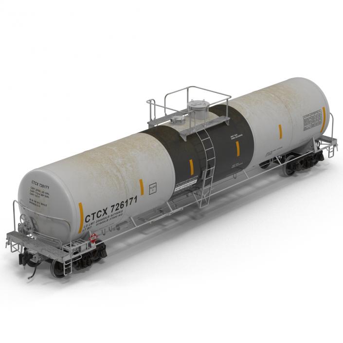 Railroad Tank Car 2 3D model