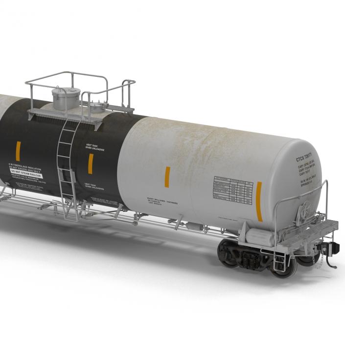 Railroad Tank Car 2 3D model