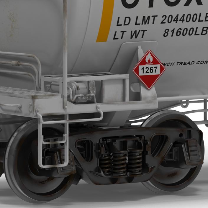 Railroad Tank Car 2 3D model