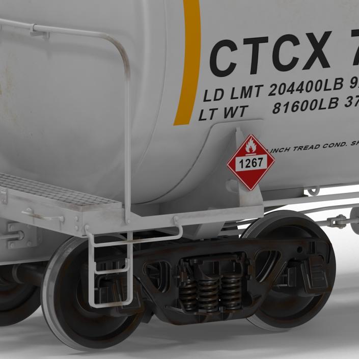 Railroad Tank Car 2 3D model