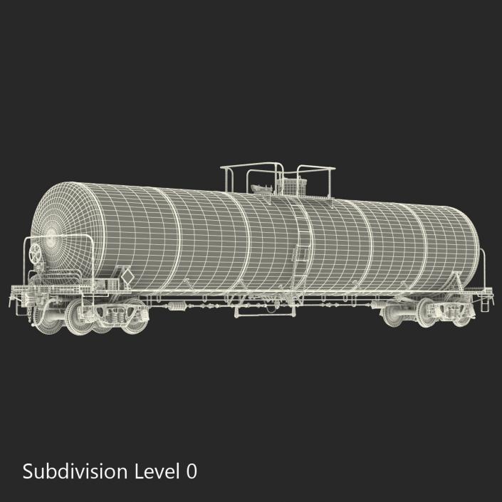 Railroad Tank Car 2 3D model