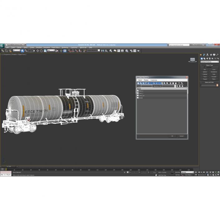 Railroad Tank Car 2 3D model