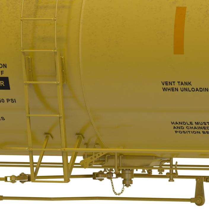 Railroad Tank Car 3 3D model