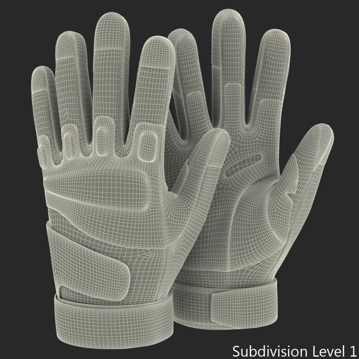 US Soldier Gloves 3D