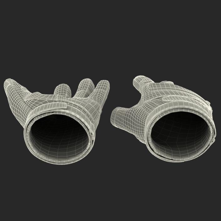 3D US Soldier Gloves Green model