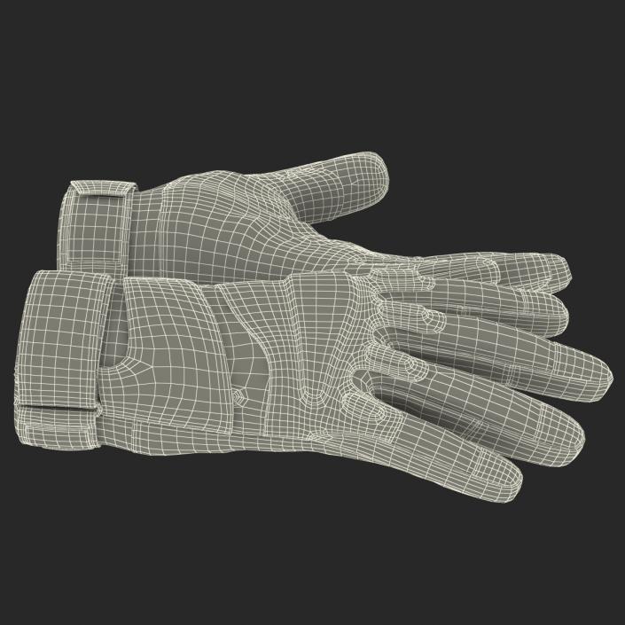 3D US Soldier Gloves Green model