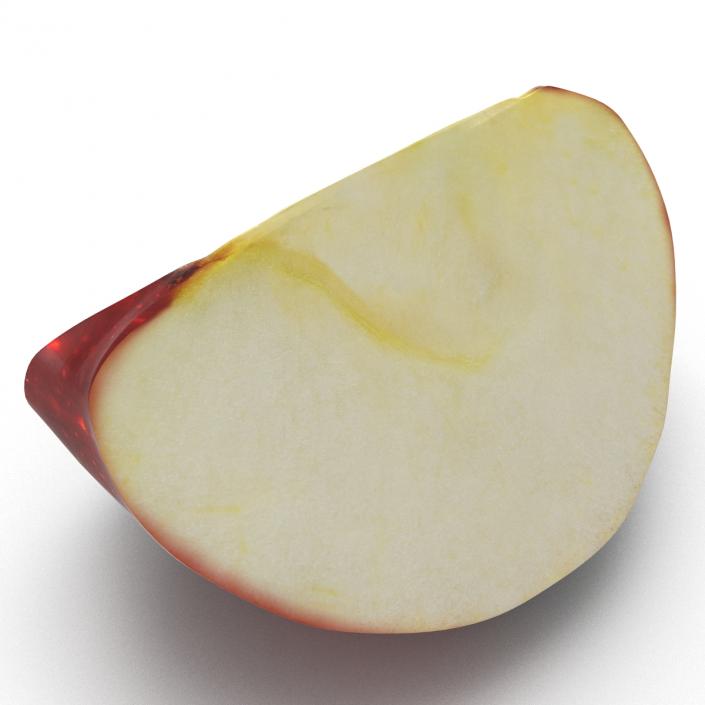 3D model Red Apple Slice