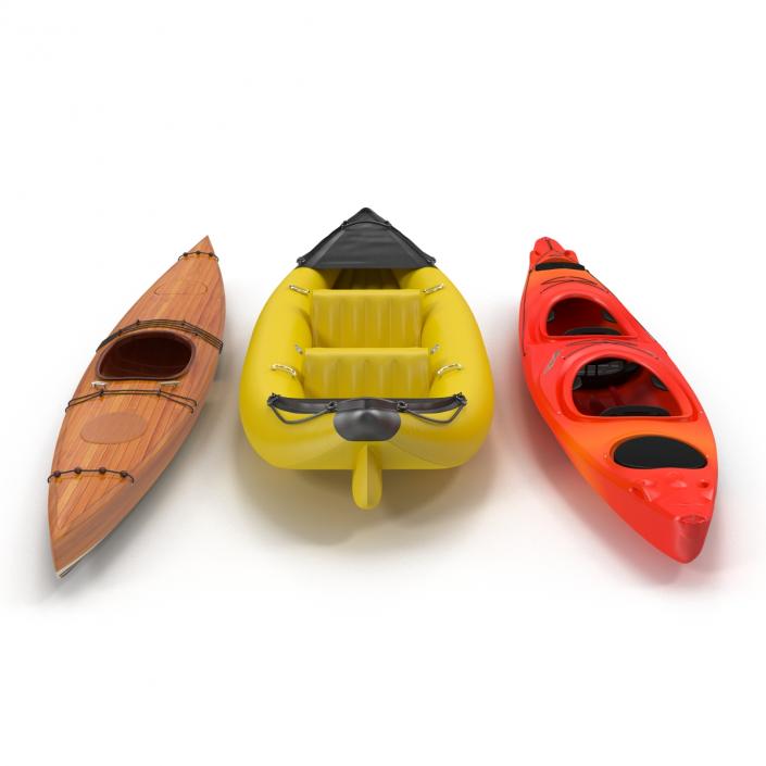 Kayaks Collection 3D