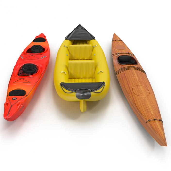 Kayaks Collection 3D