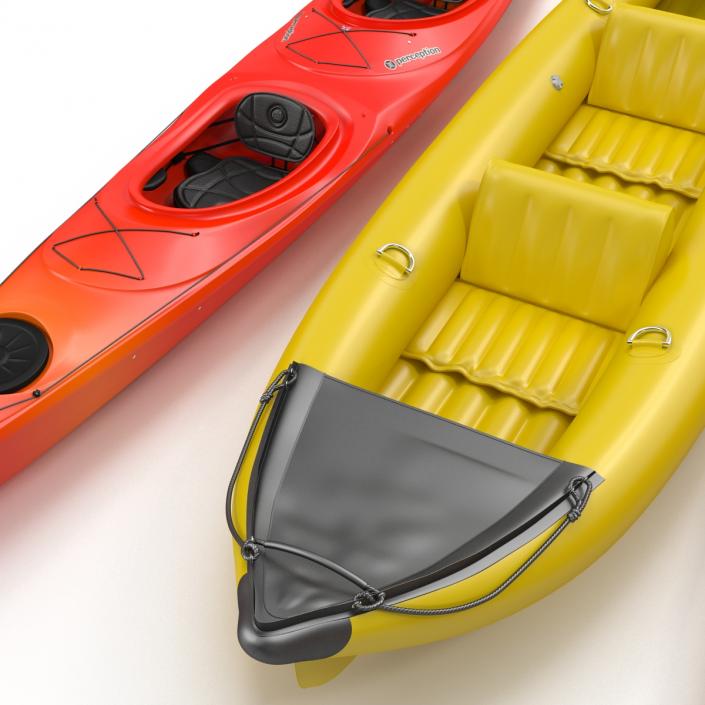 Kayaks Collection 3D