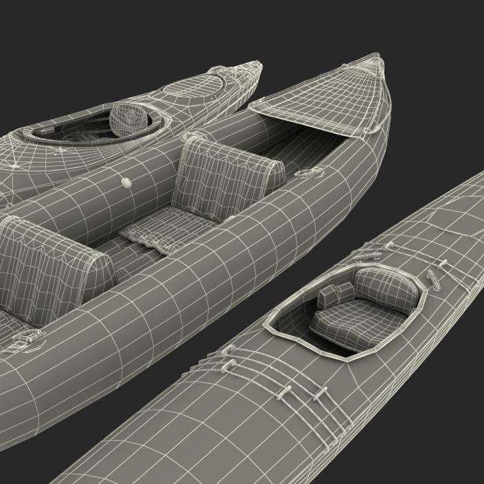 Kayaks Collection 3D