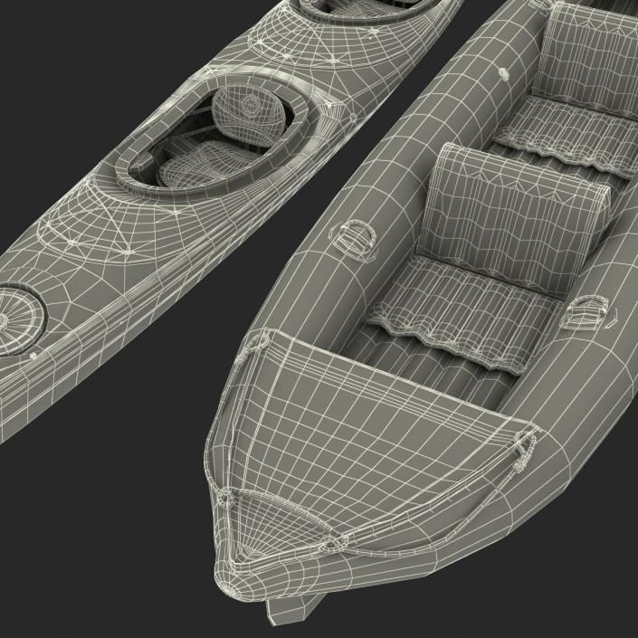 Kayaks Collection 3D