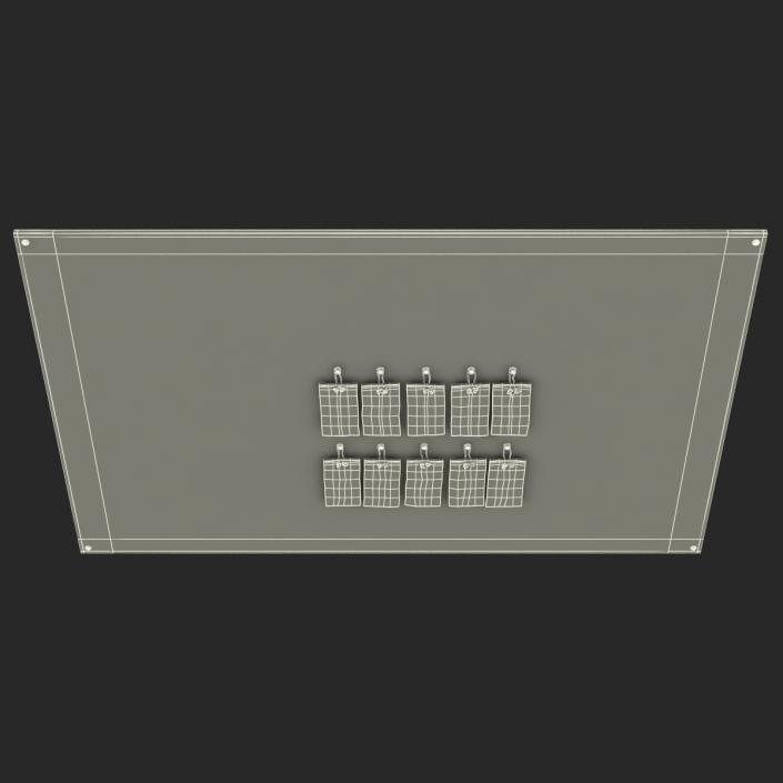 Baseball Scoreboard 3D model